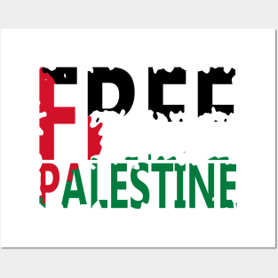 FREE PALESTINE Posters and Art